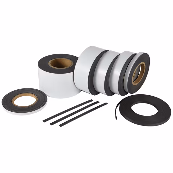 Customized Flexible Rubber Magnet Strip Roll 3m Double Side Adhesive Magnetic Tape