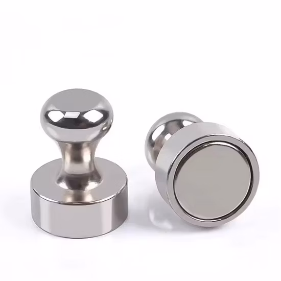 Acrylic Colorful Fridge Office Plastic Magnetic Neodymium Small Push Magnets Pin